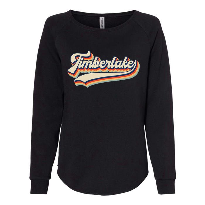 Timberlake Personalized Name I Love Timberlake Womens California Wash Sweatshirt