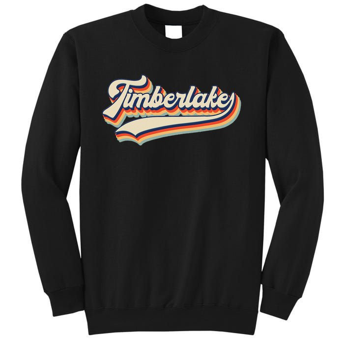 Timberlake Personalized Name I Love Timberlake Tall Sweatshirt