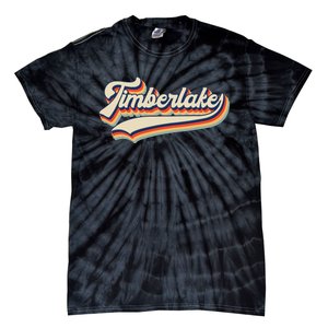 Timberlake Personalized Name I Love Timberlake Tie-Dye T-Shirt