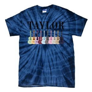 Taylor Personalized Name I Love Taylor Girl Groovy 70S Tie-Dye T-Shirt