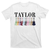 Taylor Personalized Name I Love Taylor Girl Groovy 70S T-Shirt