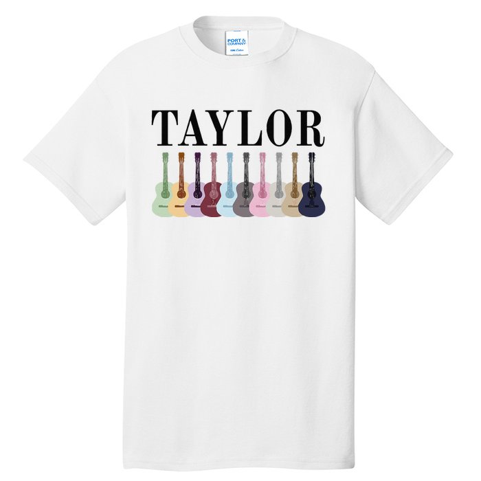 Taylor Personalized Name I Love Taylor Girl Groovy 70S Tall T-Shirt