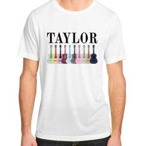 Taylor Personalized Name I Love Taylor Girl Groovy 70S Adult ChromaSoft Performance T-Shirt