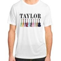 Taylor Personalized Name I Love Taylor Girl Groovy 70S Adult ChromaSoft Performance T-Shirt