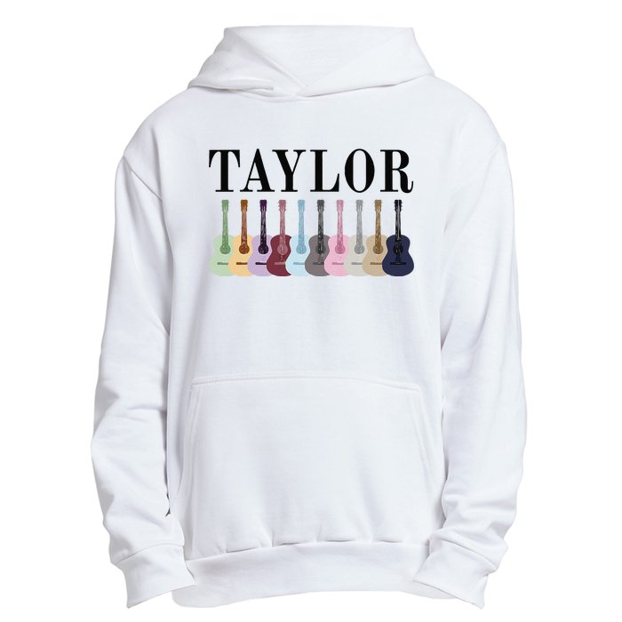 Taylor Personalized Name I Love Taylor Girl Groovy 70S Urban Pullover Hoodie