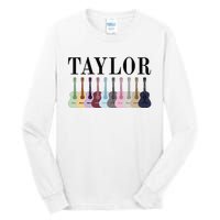 Taylor Personalized Name I Love Taylor Girl Groovy 70S Tall Long Sleeve T-Shirt