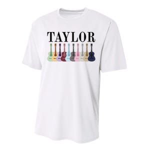 Taylor Personalized Name I Love Taylor Girl Groovy 70S Performance Sprint T-Shirt