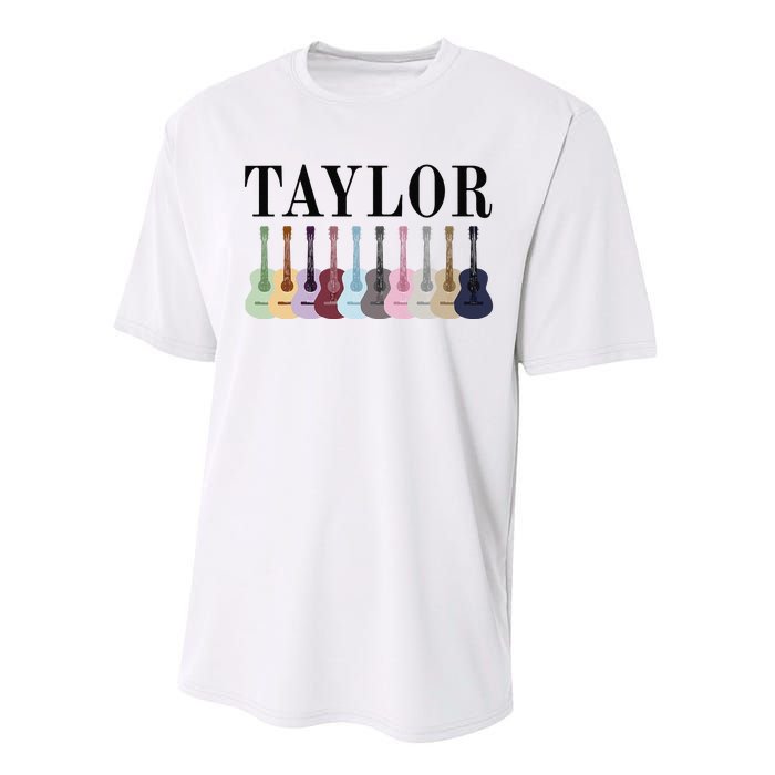 Taylor Personalized Name I Love Taylor Girl Groovy 70S Performance Sprint T-Shirt