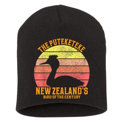 The Puteketeke New ZealandS Bird Of The Century Short Acrylic Beanie