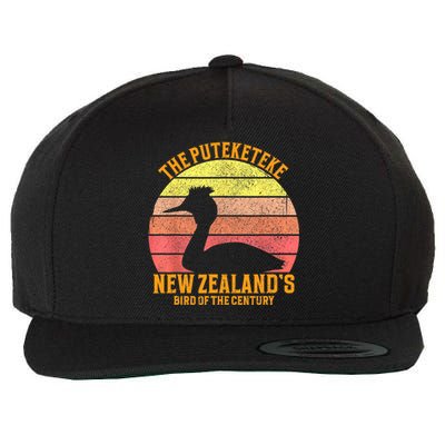 The Puteketeke New ZealandS Bird Of The Century Wool Snapback Cap