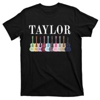 Taylor Personalized Name I Love Taylor Girl Groovy 70S T-Shirt