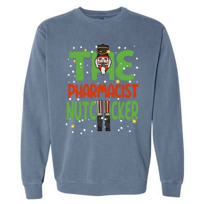 The Pharmacist Nutcracker Funny Christmas Family Garment-Dyed Sweatshirt