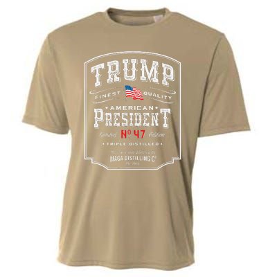 Trump President N 47 Vintage Whiskey Usa Cooling Performance Crew T-Shirt