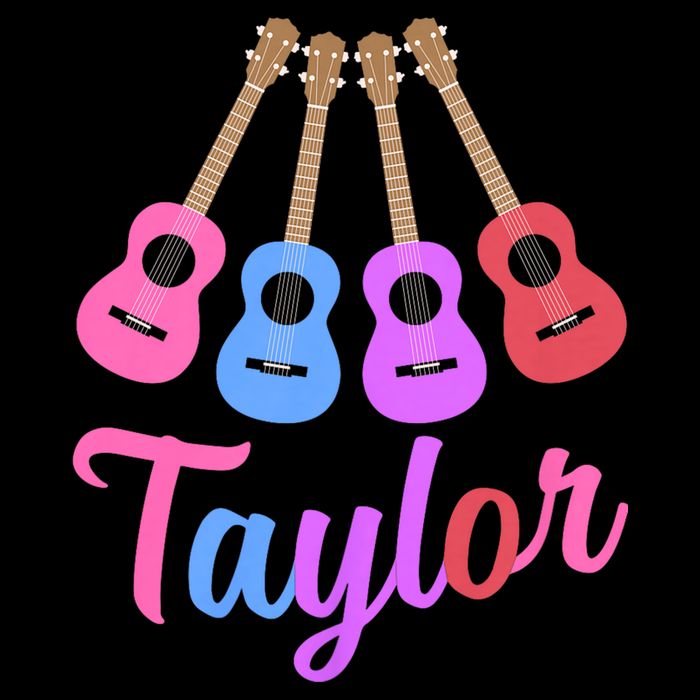 Taylor Personalized Name I Love Taylor Girl Groovy 70S Drawstring Bag