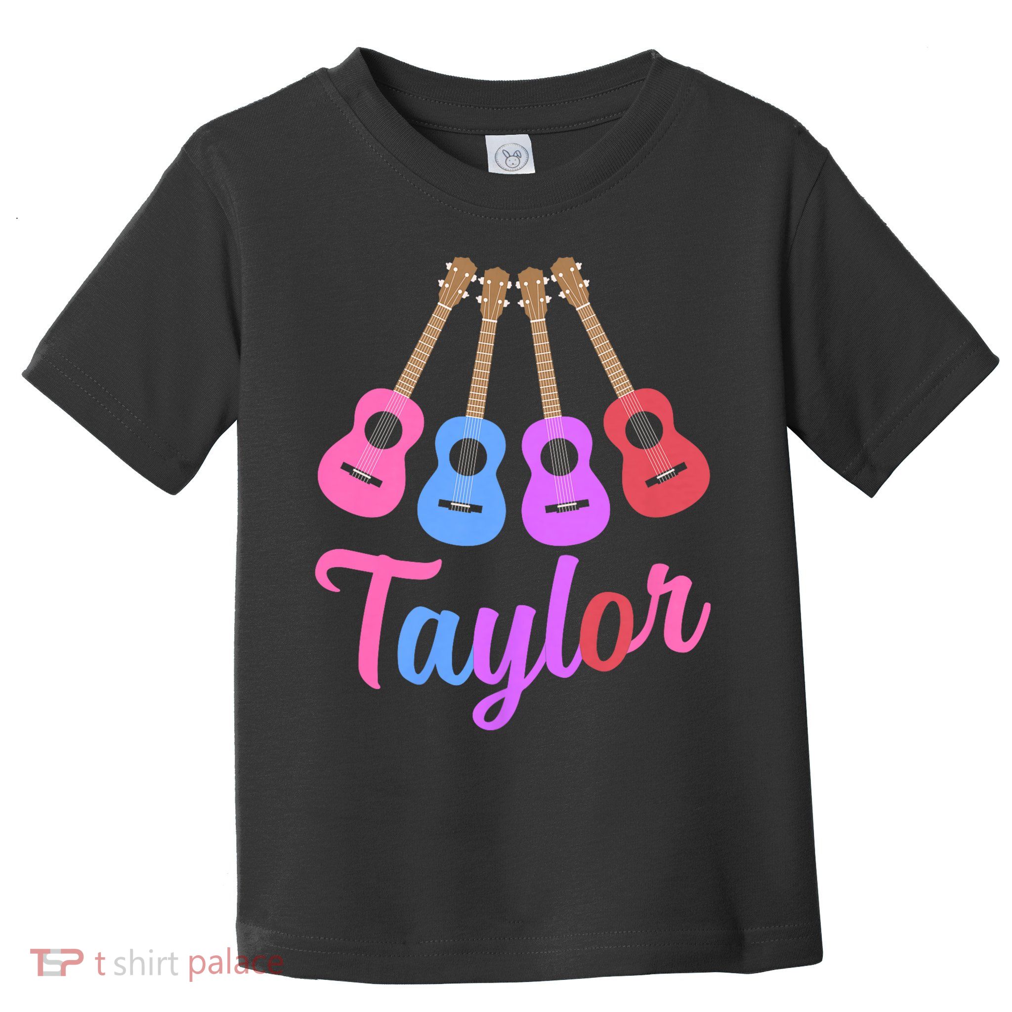 Taylor Personalized Name I Love Taylor Girl Groovy 70S Toddler T-Shirt