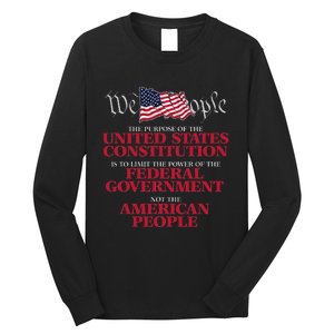 The Purpose Of The United States Constitution Long Sleeve Shirt