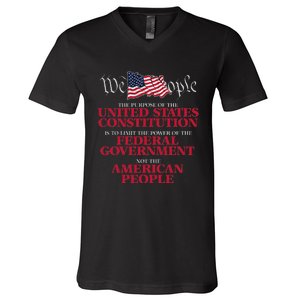 The Purpose Of The United States Constitution V-Neck T-Shirt