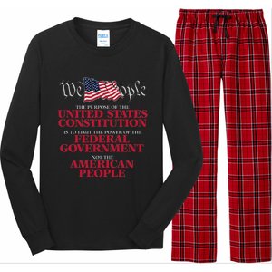 The Purpose Of The United States Constitution Long Sleeve Pajama Set