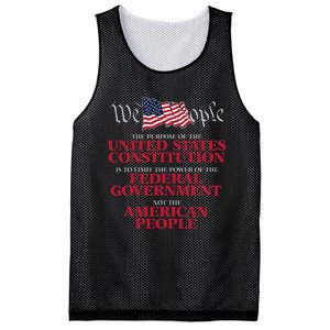 The Purpose Of The United States Constitution Mesh Reversible Basketball Jersey Tank