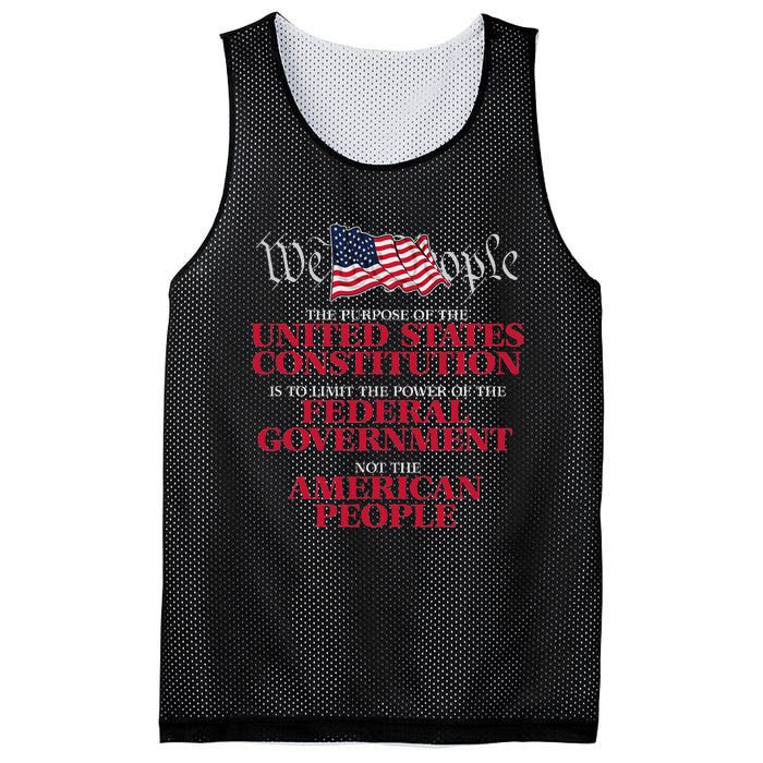 The Purpose Of The United States Constitution Mesh Reversible Basketball Jersey Tank