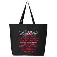 The Purpose Of The United States Constitution 25L Jumbo Tote