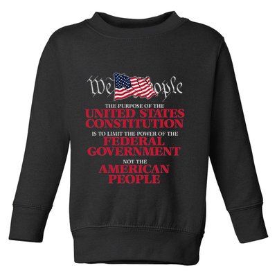 The Purpose Of The United States Constitution Toddler Sweatshirt