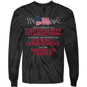 The Purpose Of The United States Constitution Tie-Dye Long Sleeve Shirt