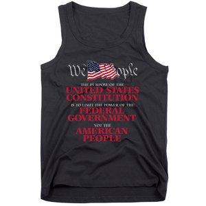 The Purpose Of The United States Constitution Tank Top