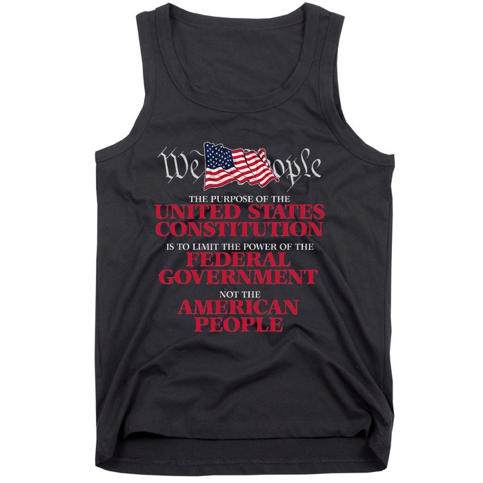 The Purpose Of The United States Constitution Tank Top