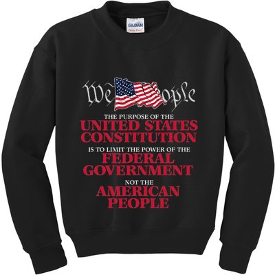 The Purpose Of The United States Constitution Kids Sweatshirt
