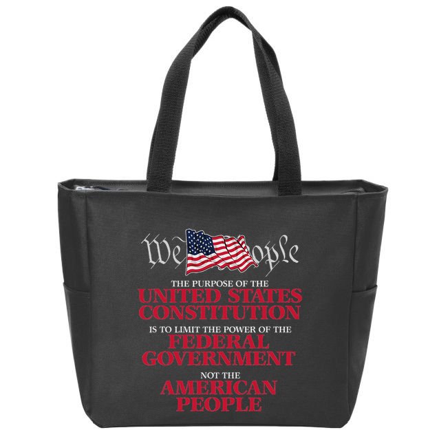 The Purpose Of The United States Constitution Zip Tote Bag