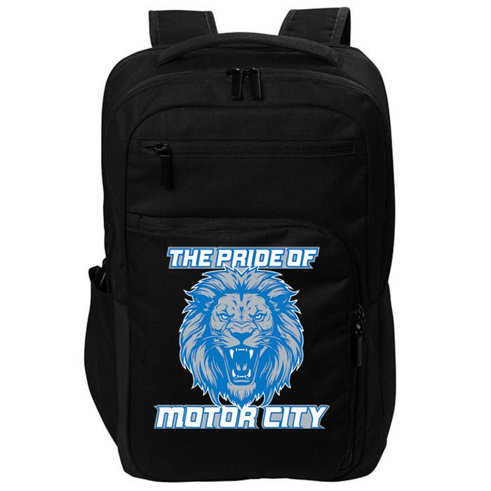 The Pride Of Motor City Hometown Detroit Impact Tech Backpack