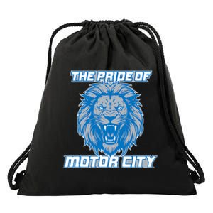 The Pride Of Motor City Hometown Detroit Drawstring Bag