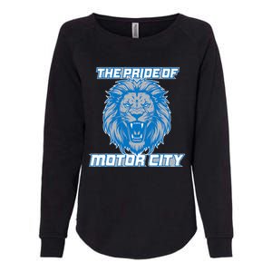 The Pride Of Motor City Hometown Detroit Womens California Wash Sweatshirt