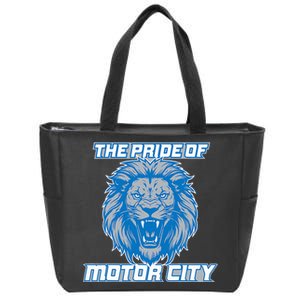 The Pride Of Motor City Hometown Detroit Zip Tote Bag