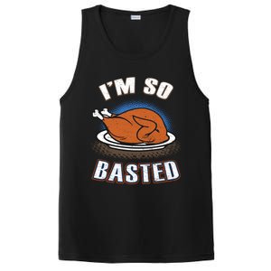 Thanksgiving Party Outfit Funny I'm So Basted Cool Gift PosiCharge Competitor Tank