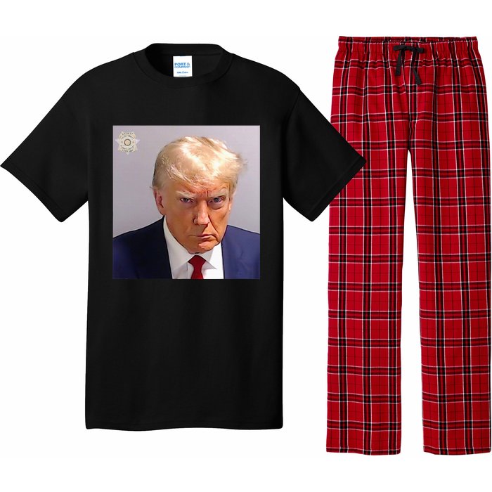 Trump Plain Original Mug Shot Classic Georgia Style Pajama Set