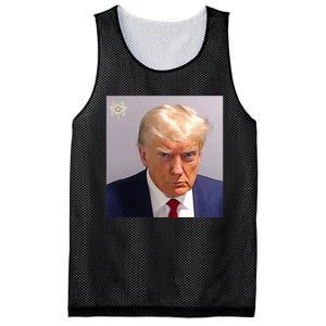 Trump Plain Original Mug Shot Classic Georgia Style Mesh Reversible Basketball Jersey Tank