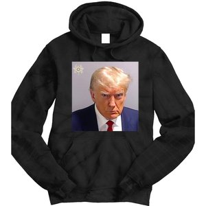 Trump Plain Original Mug Shot Classic Georgia Style Tie Dye Hoodie