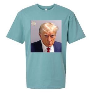 Trump Plain Original Mug Shot Classic Georgia Style Sueded Cloud Jersey T-Shirt