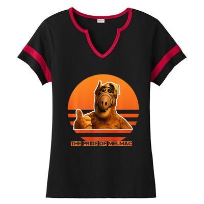 The Pride Of Melmac Alf Alien Ladies Halftime Notch Neck Tee