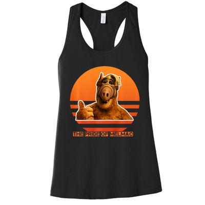 The Pride Of Melmac Alf Alien Women's Racerback Tank