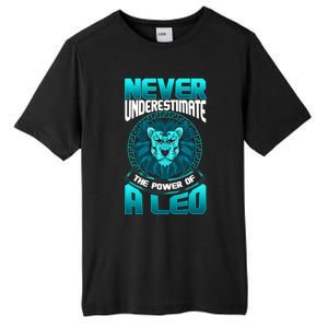 The Power Of A Leo A Leo Zodiac Great Gift Tall Fusion ChromaSoft Performance T-Shirt