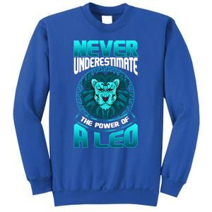 The Power Of A Leo A Leo Zodiac Great Gift Sweatshirt