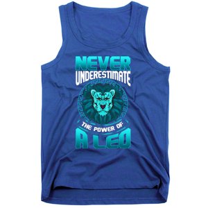 The Power Of A Leo A Leo Zodiac Great Gift Tank Top