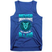 The Power Of A Leo A Leo Zodiac Great Gift Tank Top