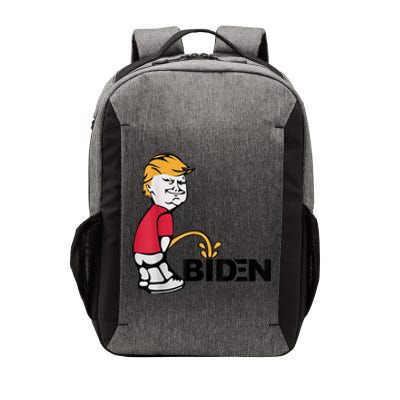 Trump Peeing On Biden Pissing Anti Biden Pro Trump Vector Backpack