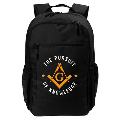 The Pursuit Of Knowledge Mason Fraternal Smib Freemason Daily Commute Backpack