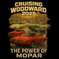 The Power Of Mopar 2025 Woodward Car Cruise Flat Bill Trucker Hat