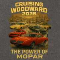 The Power Of Mopar 2025 Woodward Car Cruise Cotton Canvas Backpack